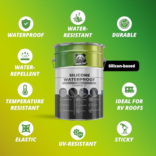 TopBase ST – Silikoninė Hidroizoliacinė Danga, Pilka/Balta, 1-22 kg