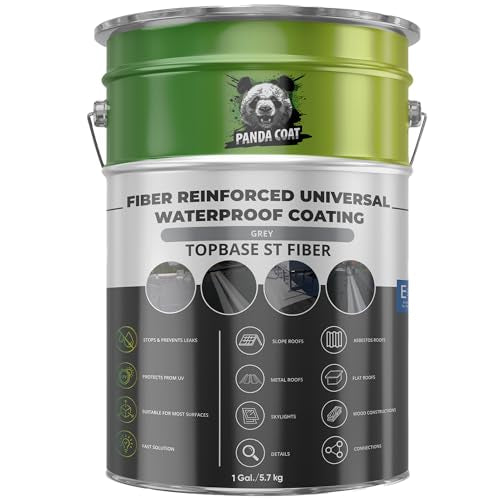 UniBase MS Fiber – Fiberglass-Reinforced Waterproofing, Grey, 1kg/5.67kg