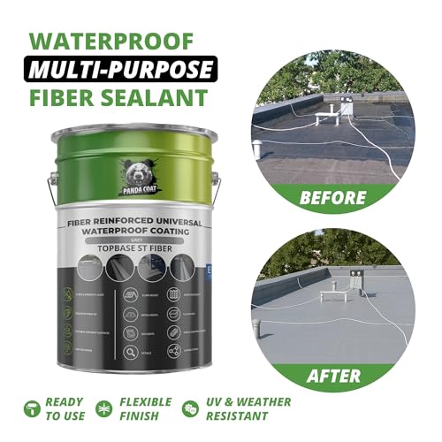 UniBase MS Fiber – Fiberglass-Reinforced Waterproofing, Grey, 1kg/5.67kg