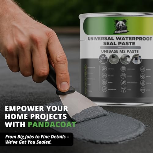 UniBase MS Paste – Thick Waterproofing Paste, Grey, 0.75 kg