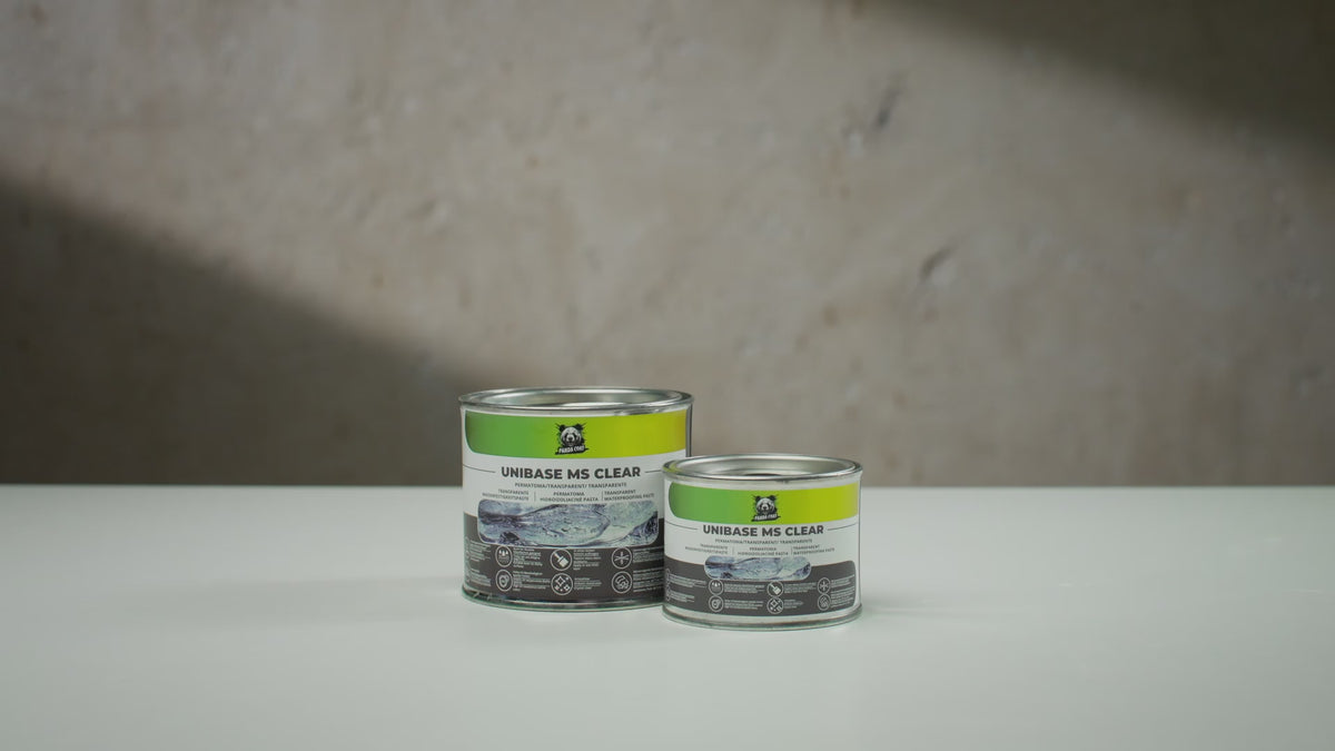 UniBase MS Clear – Transparent Waterproofing Paste, 0.2kg/1kg