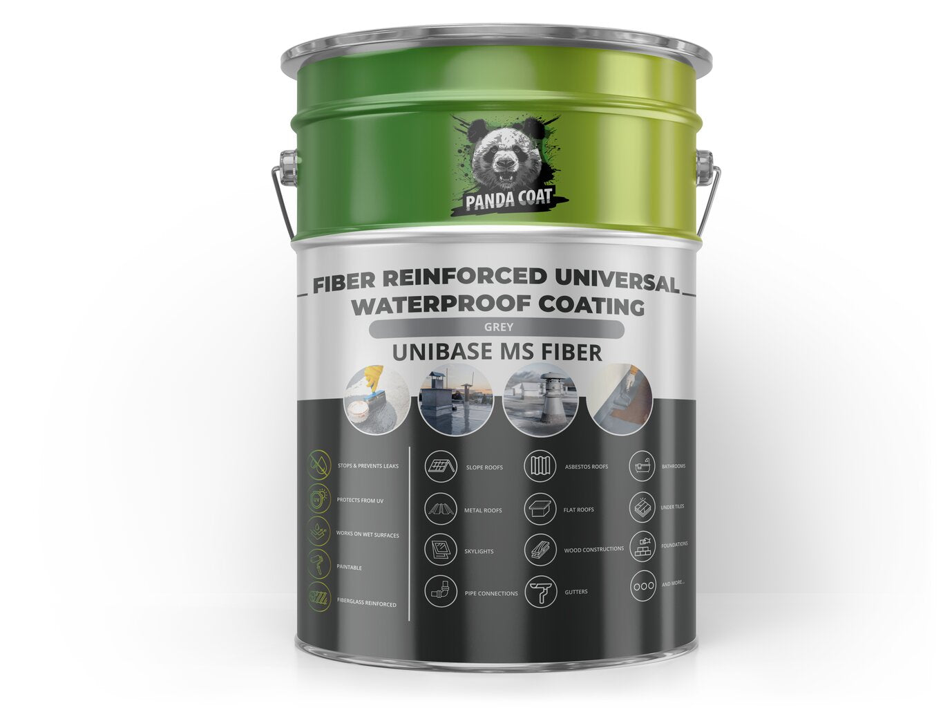 Universali hidroizoliacija UNIBASE MS FIBER 5,65 kg